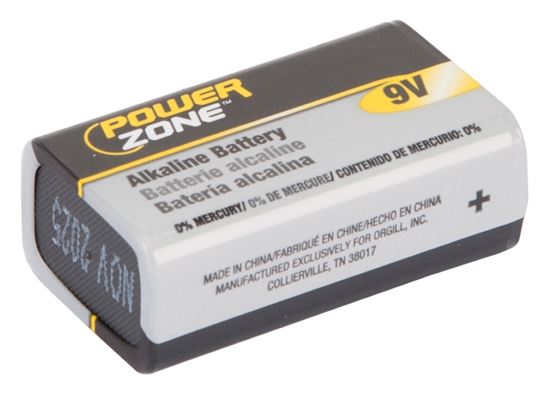 PowerZone 6LR61-1P-DB Battery, 9 V Battery, Zinc, Manganese Dioxide and Potassium Hydroxide, Pack of 15 - VORG8414419