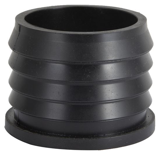 ProSource Hub Donut, 2 in x 2 in, Compression, PVC, Black