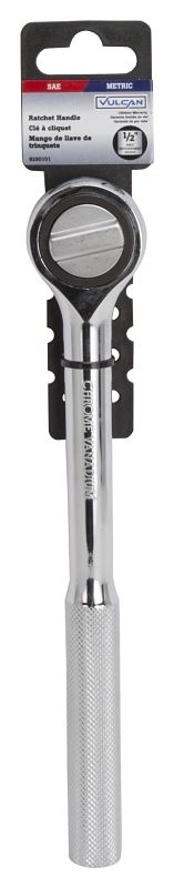 Vulcan MT6507610 Ratchet Handle with Cap, 9-1/2 in OAL, Chrome - VORG9250101