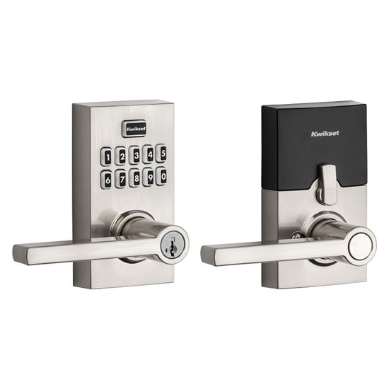 Kwikset SmartCode 917 Series 99170-003 Electronic Entry Lock, Satin Nickel, Residential, AAA Grade, Metal - VORG8382194