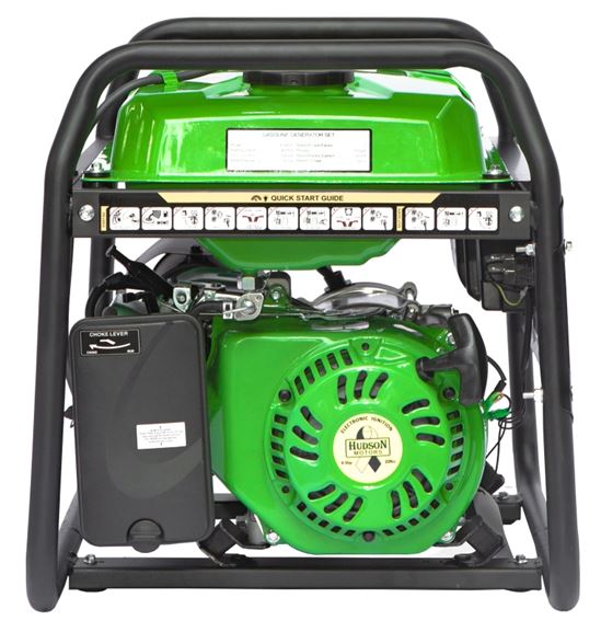 Lifan ES4100 Portable Generator, 28.2 A, 120 V, 4100 W Output, Gasoline, 4 gal Tank, 12 hr Run Time, Recoil Start - VORG1709963