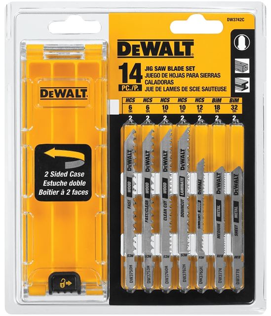 DEWALT DW3742C Jig Saw Blade Set - VORG7348824