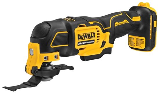 DEWALT DCS354B Oscillating Tool, Tool Only, 20 V, 0 to 18,000 opm, 1.6 deg Oscillating, Variable Speed Control - VORG3888914