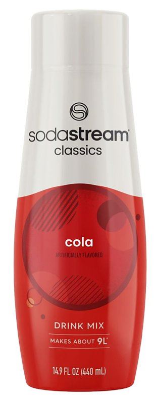 Sodastream Classics 1424220012 Soda Drink Mix, Water, Cola, 14.9 fl-oz Bottle, Pack of 4