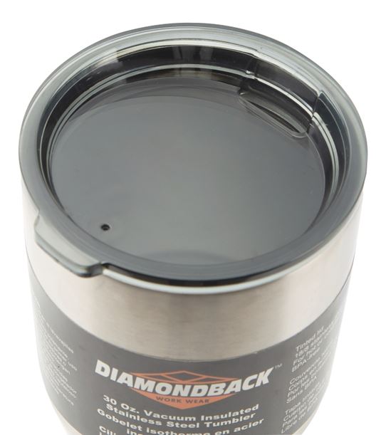 Diamondback BP-Y01O Vacuum Insulated Tumbler, 30 oz Capacity, Stainless Steel, Insulated, Pack of 4 - VORG7552862