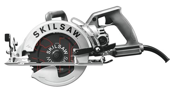 Skilsaw SPT77W-01 Worm Drive Saw, 15 A, 7-1/4 in Dia Blade, 0.812 in Arbor, 2-13/32 in D Cutting, 51 deg Bevel