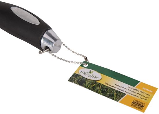 Landscapers Select GT930AIS Scoop, 4-1/4 in W Blade, 7-3/8 in L Blade, 1.5 mm Gauge, Stainless Steel Blade, TPR Handle - VORG8629636