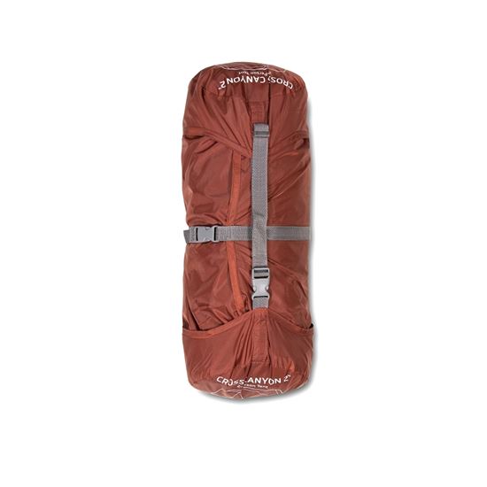 Klymit Cross Canyon 09C2RD01B Camping Tent, 2 Person, 2 -Door, 40D Polyester Mesh/68D Polyester Taffeta/75D Polyester - VORG7476872