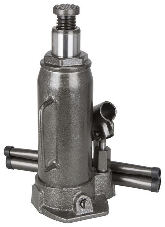 ProSource T010708 Hydraulic Bottle Jack, 8 ton, 9-1/16 to 18 in Lift, Steel, Gray