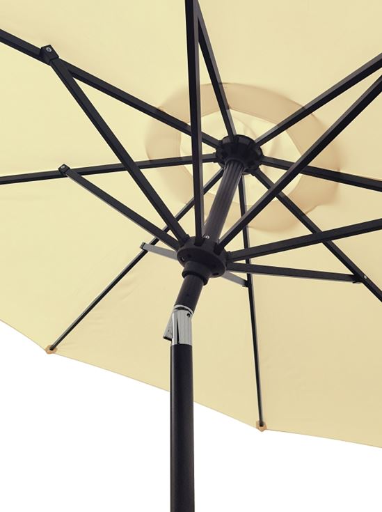 Seasonal Trends 59597 Market Umbrella Market, 94.49 in H, 106.3 in W Canopy, 106.3 in L Canopy, Octagonal Canopy - VORG7370687