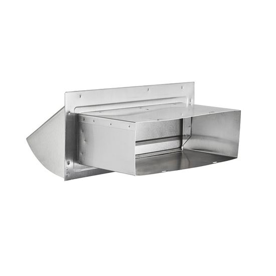 Lambro 106R Wall Cap, Aluminum, For: 10 x 3-1/4 in Hoods - VORG6753511