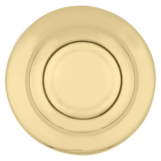 Kwikset 488T 3 V1 Dummy Knob, 1-7/8 in Dia Knob, Zinc, Polished Brass - VORG6580146