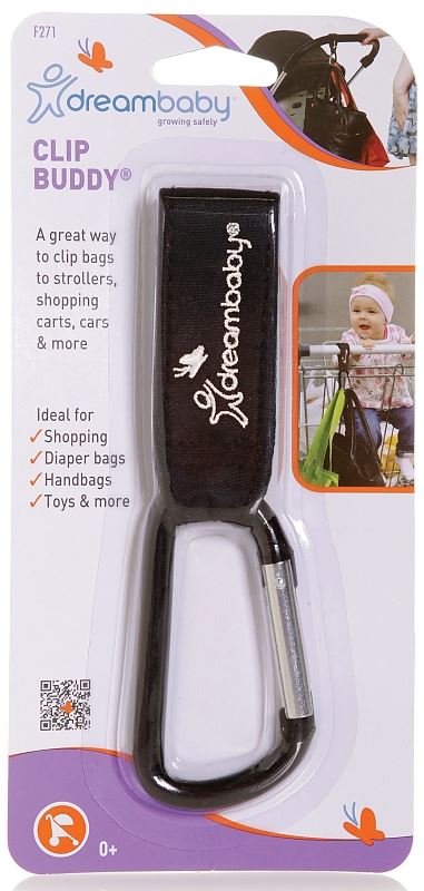 Dreambaby L271 Stroller Clip, Strollerbuddy Clip Buddy, For: Strollers, Shopping Carts, Wheelchairs, Walkers or More - VORG3487782