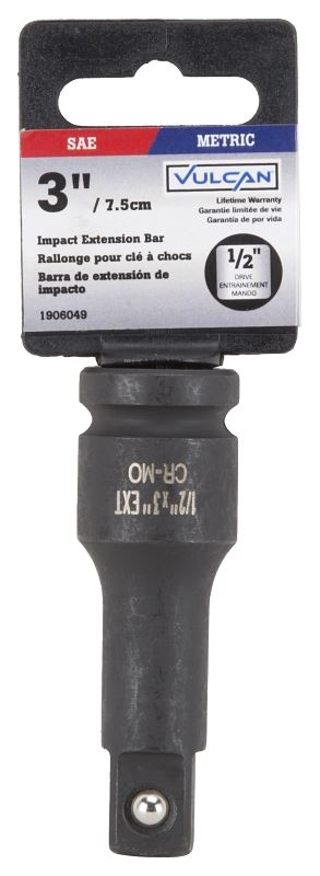 Vulcan MT6580305 Drive Extension, 3 in L, Black Phosphate - VORG1906049