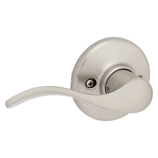 Kwikset 200BL 15 6AL Passage Lever, Satin Nickel, Zinc, Residential, Reversible Hand, 3 Grade - VORG5997275