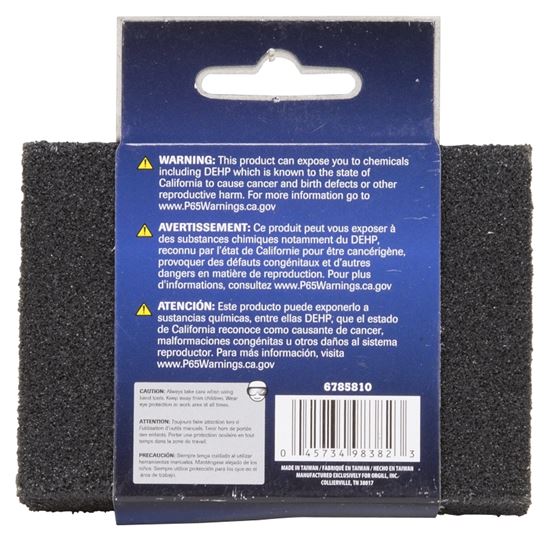 Vulcan 151303L Sanding Sponge, 4 in L, 2-3/4 in W, Fine, Medium, Corundum Abrasive - VORG6785810