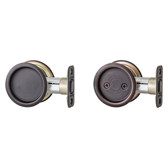 Kwikset 33410/11P Passage, Oil-Rubbed Bronze, 2-3/8 in Backset - VORG5913199