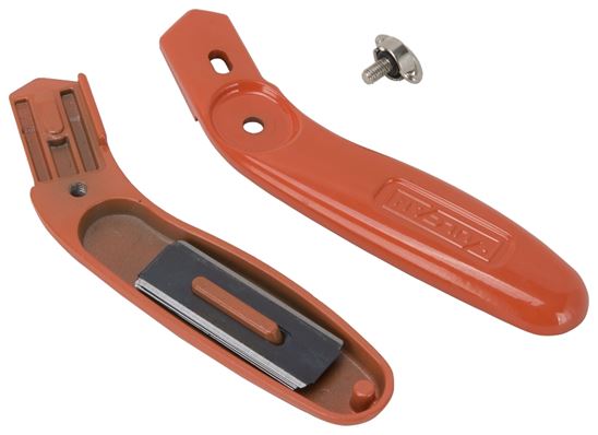 Vulcan JL-BD-093L Carpet Knife, 2-1/4 in L Blade, 3/4 in W Blade, Steel Handle, Red Handle - VORG0504555