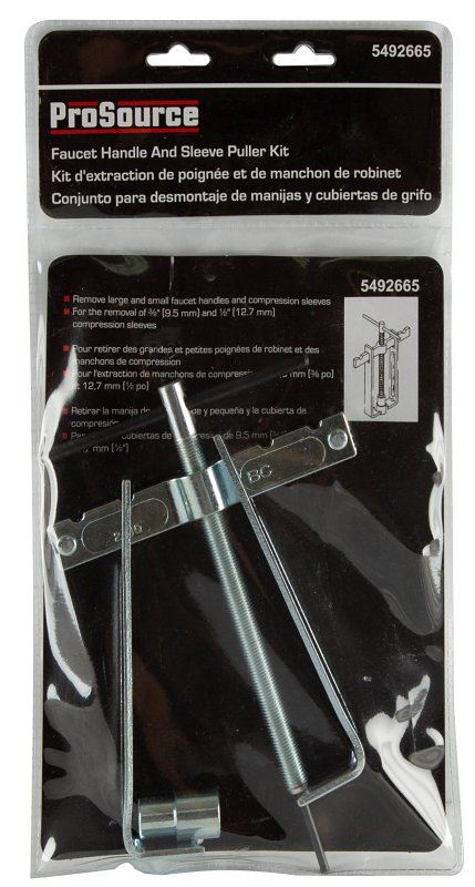 ProSource T168-3L Faucet Handle Puller Kit, Steel, Silver - VORG5492665