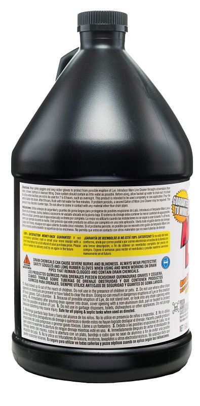 Instant Power 1801 Main Line Cleaner, 1 gal, Liquid, Clear, Pack of 4 - VORG5506399