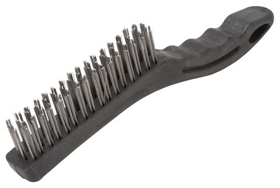 ProSource SJ3134 Wire Brush, Metallic Bristle, 3/4 in W Brush, 9-3/4 in OAL - VORG0011106