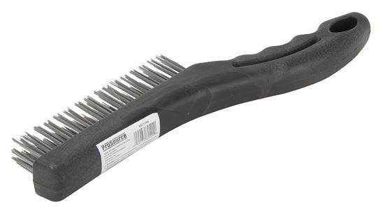 ProSource SJ3134 Wire Brush, Metallic Bristle, 3/4 in W Brush, 9-3/4 in OAL - VORG0011106