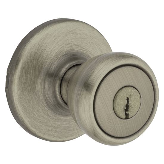 Kwikset 400T 5RCLRCSK3BX Entry Knob, Antique Brass, K3 Keyway, 3 Grade, Pack of 3