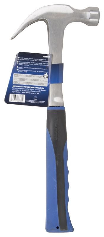 Vulcan JL61036 Hammer, 16 oz Head, Curved Claw Head, CS Head, 13-1/4 in OAL - VORG9522848