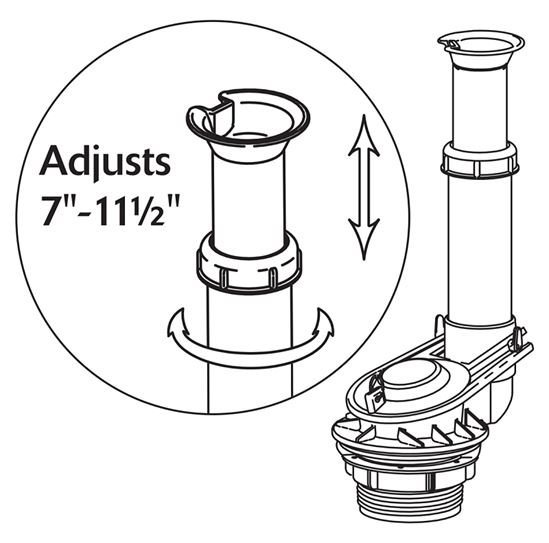 Korky 4010MP/PK Toilet Repair Kit, Plastic/Rubber, Black/Red, For: Fix Leaking, Noisy or Running Toilet in 1 Trip - VORG6182679