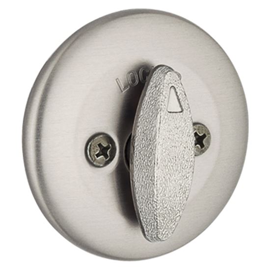 Kwikset 66015RCLRCSK3BX Deadbolt, Metal, Satin Nickel, 2-3/8 to 2-3/4 in Backset, Pack of 3 - VORG3855483