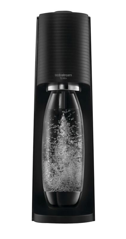 Sodastream TERRA Series 1012811011 Sparkling Water Maker Kit, 1 L Bottle, Black, Pack of 2 - VORG3523537