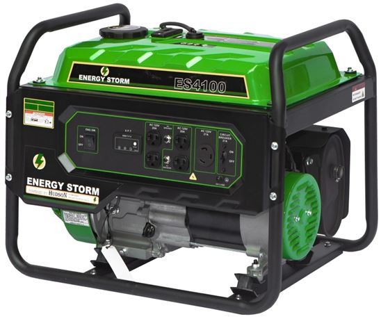 Lifan ES4100 Portable Generator, 28.2 A, 120 V, 4100 W Output, Gasoline, 4 gal Tank, 12 hr Run Time, Recoil Start