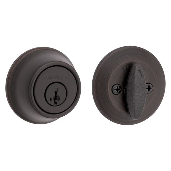 Kwikset 660 11P RCAL RCS Deadbolt, Different, Smartkey Key, Steel, Venetian Bronze, 2-3/8 to 2-3/4 in Backset - VORG2727014