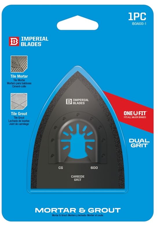 Imperial Blades ONE FIT IBOA600-1 Dual Blade, 3 in, Carbide Grit - VORG7406101