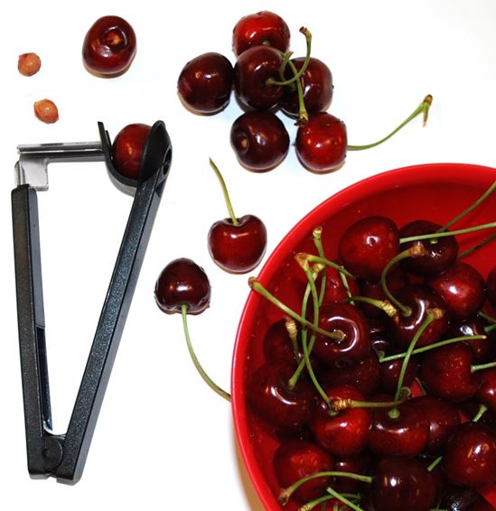 Norpro 5116 Cherry and Olive Pitter, 6-1/4 in L, 1-3/4 in W, 1-1/2 in H, Aluminum - VORG2411908