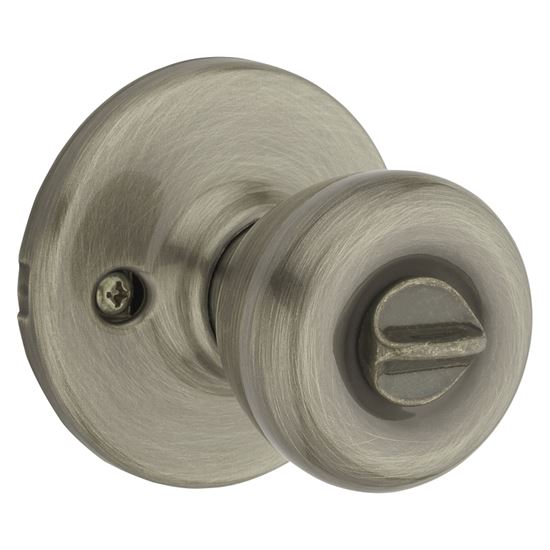 Kwikset 400T 5RCLRCSK3BX Entry Knob, Antique Brass, K3 Keyway, 3 Grade, Pack of 3 - VORG0823617