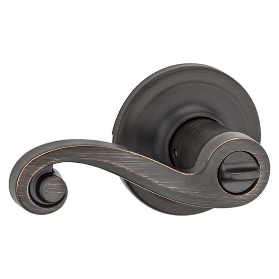 Kwikset Signature Series 740LL 11P SMT 6AL Entry Lever, Venetian Bronze, Zinc, Residential, Re-Key Technology: SmartKey - VORG0753459