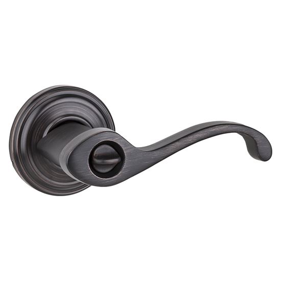 Kwikset Signature Series 740CHL 11P Entry Lever, Venetian Bronze, Zinc, Residential, Reversible Hand, 2 Grade - VORG0753442