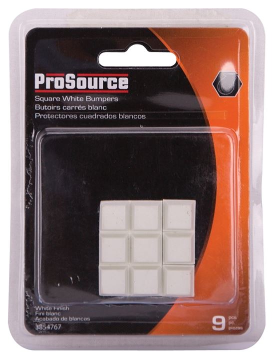 ProSource FE-S403-PS Furniture Bumper Pad, 1/2 in, Square, PU - VORG3854767