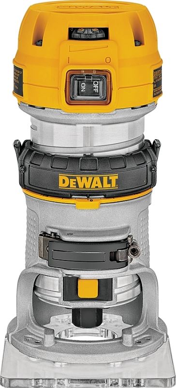 DeWALT DWP611 Compact Router with LED, 7 A, 16,000 to 27,000 rpm Load Speed, 1-1/2 in Max Stroke