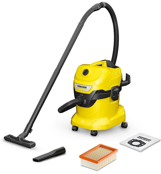 Karcher 1.628-207.0 Wet and Dry Vacuum Cleaner, 5.3 gal Vacuum, Fleece Filter, 1100 W, 120 V - VORG9043944