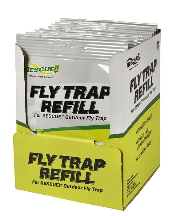 Rescue FTA-DB12 Fly Trap Attractant, Solid, Musty, 0.51 oz, Refill Pack, Pack of 12 - VORG9034117