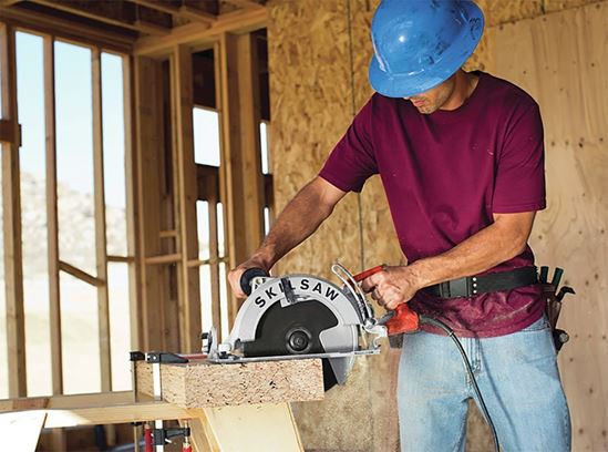 Skilsaw SPT70WM-01 Circular Saw, 15 A, 10-1/4 in Dia Blade, 0.812 in Arbor, 51 deg Bevel - VORG8889057