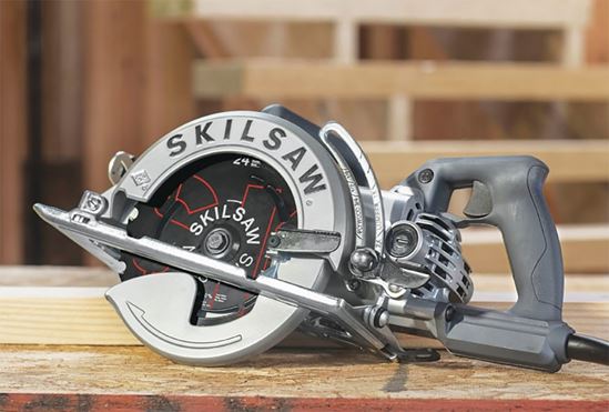 Skilsaw SPT77W-01 Worm Drive Saw, 15 A, 7-1/4 in Dia Blade, 0.812 in Arbor, 2-13/32 in D Cutting, 51 deg Bevel - VORG8889016