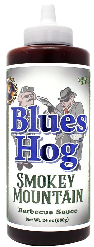 Blues Hog 70410 Smokey Mountain Barbecue Sauce, 24 oz Squeeze Bottle