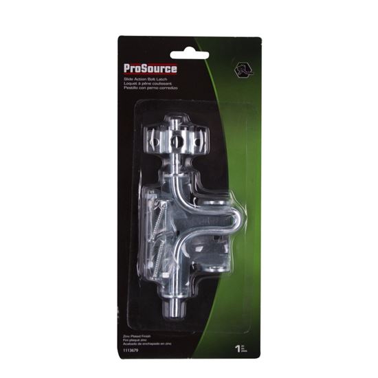 ProSource LR-173-PS Bolt Latch, 1-1/8 in Bolt Head, 6-1/2 in L Bolt, Steel, Zinc - VORG1113679