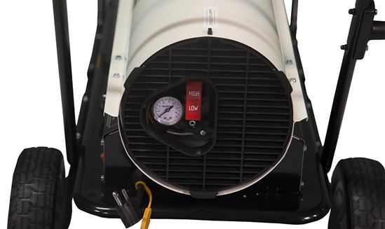 Dura Heat DFA180CV Kero Forced Air Heater, 13 gal Fuel Tank, Kerosene, 140000/180000 Btu, White - VORG8218489