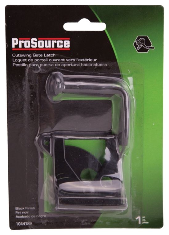 ProSource 33199PKS-PS Gate Latch, 3/8 in Bolt Head, 2 in L Bolt, Steel, Powder-Coated - VORG1044189