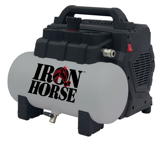 Iron Horse IH1015OF-PQS Air Compressor, 1 gal Tank, 1 hp - VORG7399009