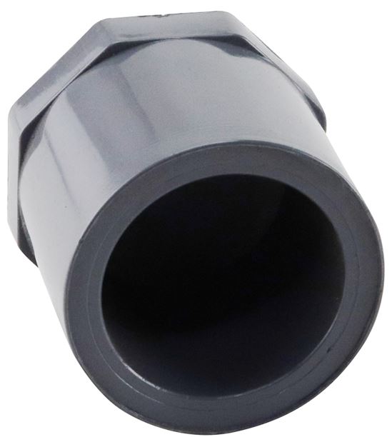 Lasco 849012BC Pipe Plug, 1-1/4 in, MIP, PVC, SCH 80 Schedule - VORG7022460